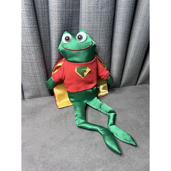 VTG Hubbell The Croakettes 14 inch Super Frog Plush Stuffed Animal Toy 1983 - Picture 2 of 14